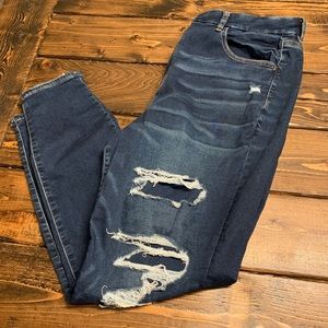 Distressed American Eagle Jeans